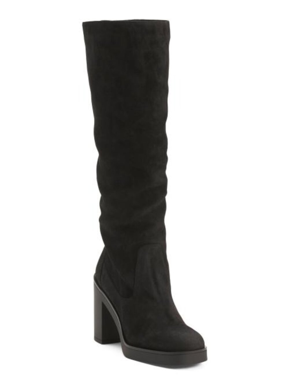 STUART WEITZMAN Made In Spain Suede Babette Tubo 85 Boots